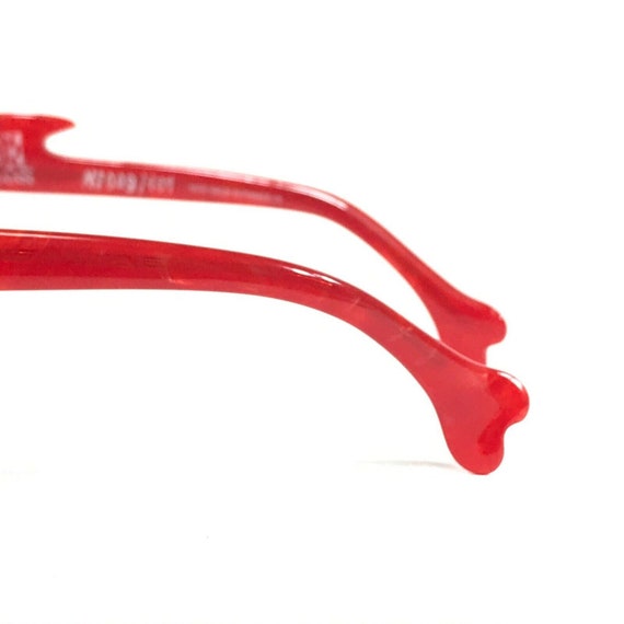 Vintage Alain Mikli Sunglasses D.308 COL 1055 Red… - image 7