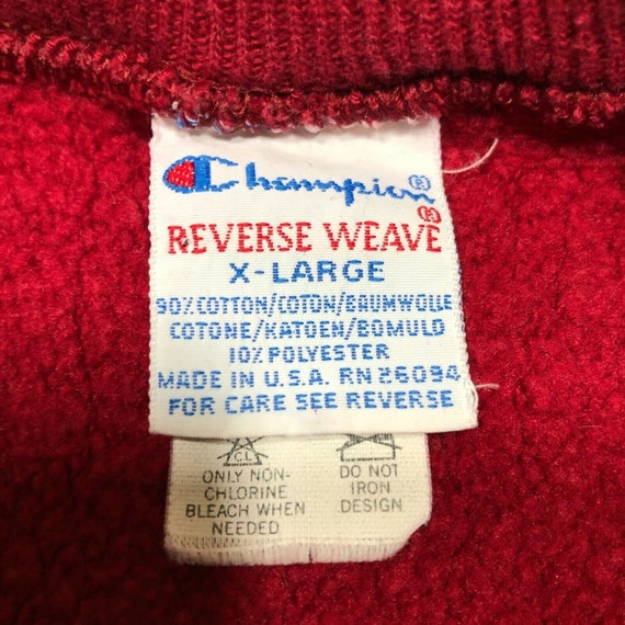 Vintage Champion Reverse Weave Crew Neck Sweatshi… - image 2