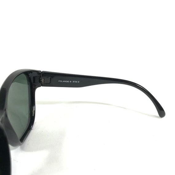 Vintage Polaroid Sunglasses 8756 B Black Square C… - image 7