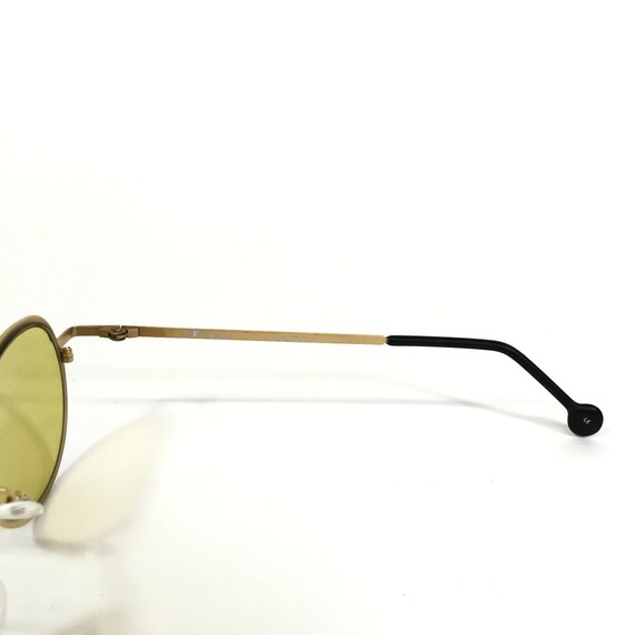 Vintage la Eyeworks Sunglasses SLICK 555 Gold Rou… - image 6