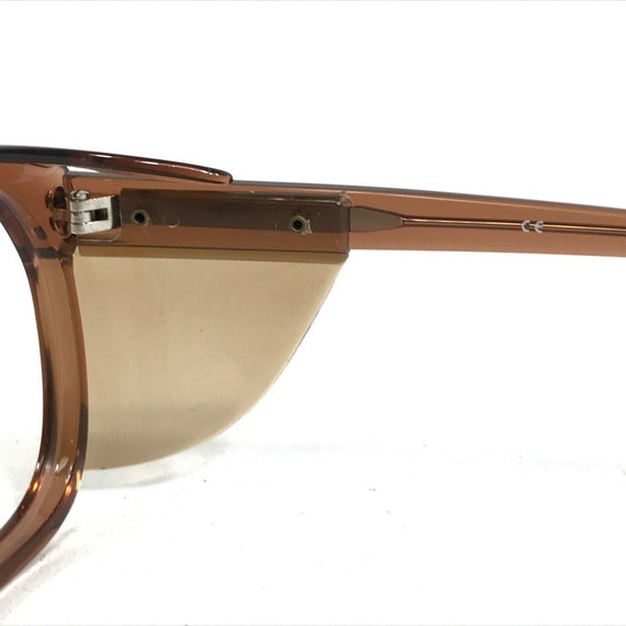 Vintage B9608 Safety Eyeglasses Frames Clear Brow… - image 8