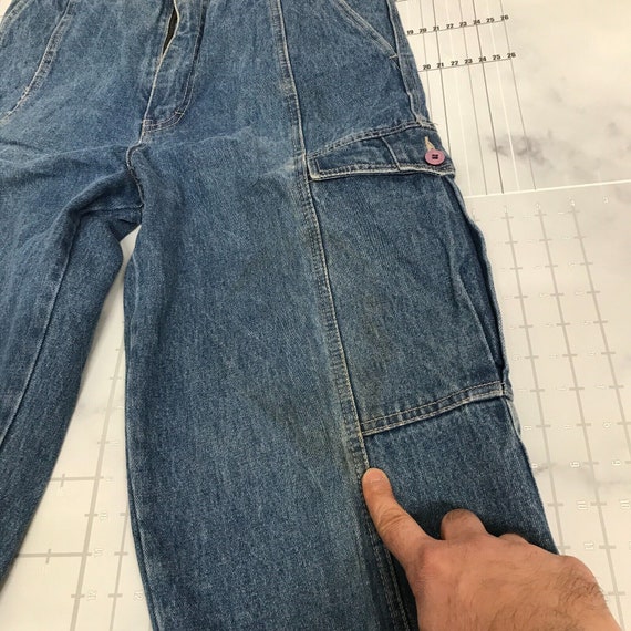 Vintage Cotler Jeans Mens 33 Medium Blue Paper Ba… - image 5