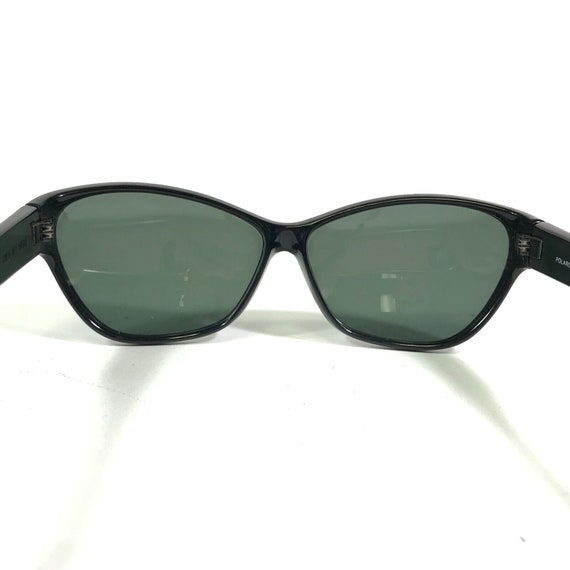 Vintage Polaroid Sunglasses 8756 B Black Square C… - image 8