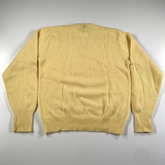 Vintage The Moors Lord Jeff Sweater Mens L Yellow… - image 5
