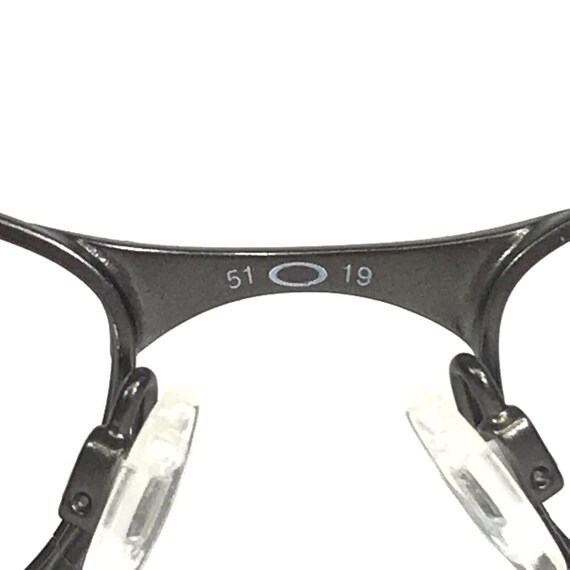 Vintage Oakley Eyeglasses Frames Pewter O6 11-816… - image 10