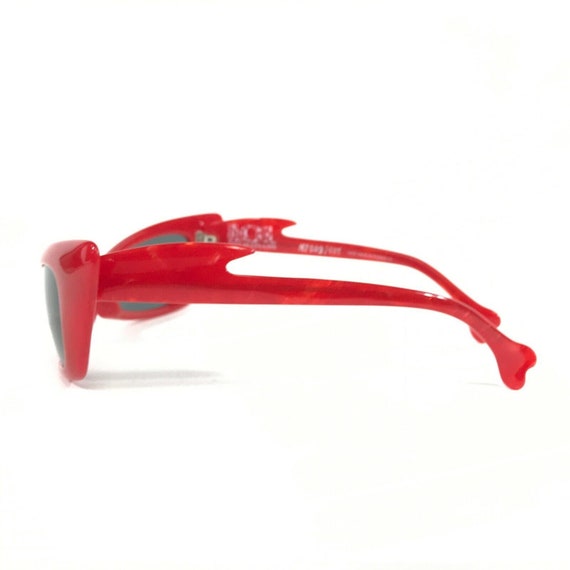 Vintage Alain Mikli Sunglasses D.308 COL 1055 Red… - image 6