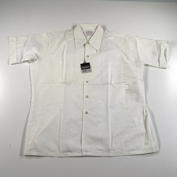 New Vintage Puritan Shirt Mens 16 16.5 L White Da… - image 1