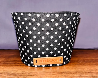 Handmade Fabric Coffee Cup Sleeve – Reusable & Stylish