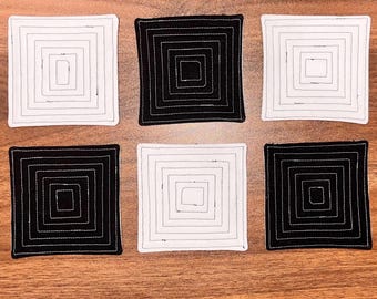 Quilted Fabric Coasters