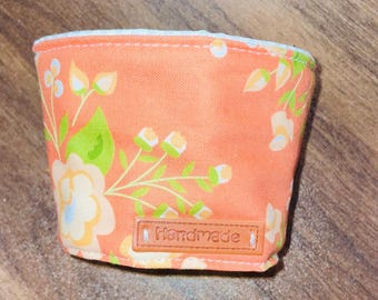 Handmade Fabric Coffee Cup Sleeve – Reusable & Stylish
