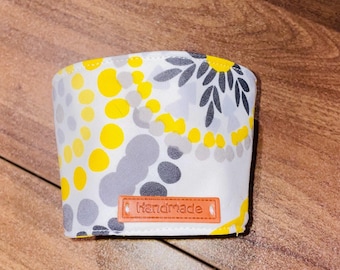 Handmade Fabric Coffee Cup Sleeve – Reusable & Stylish
