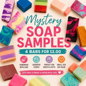 Soap Samples 4 for 2.00