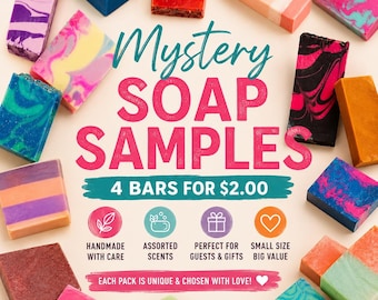 Soap Samples 4 for 2.00