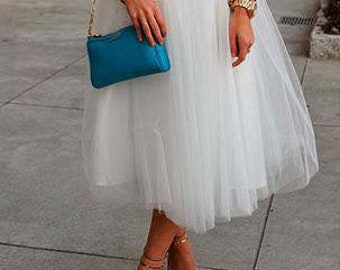 Wedding tulle skirt women, Bridal skirt, Soft tulle skirt, Ivory tulle skirt , Courthouse wedding outfit