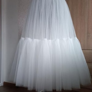 Bridal skirt Wedding skirt Tulle bridal skirt High-waisted wedding skirt Custom wedding skirt Boho wedding skirt Elegant bridal skirt