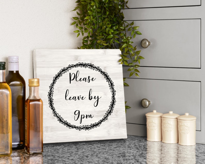 Funny Home Sign Svg Please Leave by 9 Svg Svg for Wood Signs Cricut ...