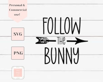 folgen Sie dem Hasen Svg, Osterhase Svg, glücklich Ostern Svg, Svg-Dateien für Cricut, Ostern Shirt Svg, Kleinkind Shirt Svg, Bauernhaus Zeichen Svg