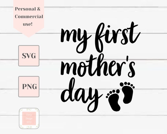 My first mother's day svg new mom svg expecting mother | Etsy