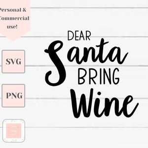 Beste Santa Bring Wijn svg | Santa cut bestand | Grappige Kerst svg | Kerst svg volwassenen | Cricut-projecten | svg digitale ontwerpen