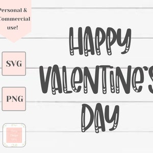 Happy Valentine&#39;s Day svg, Valentine&#39;s svg, cute svg design, svg files for Cricut, Cricut DIY, svg design for kids, Valentine&#39;s Shirt svg