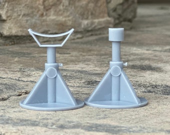 Traditional 1:9 Model Horse Scale Farrier Pedestal and Cradle 3D Printed