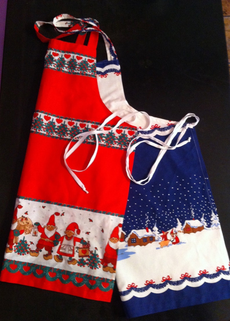 Nisse /& Pig Scandinavian Holiday Butcher Apron