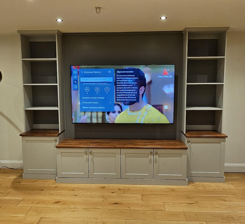 Bespoke Custom TV Media Unit Etsy UK