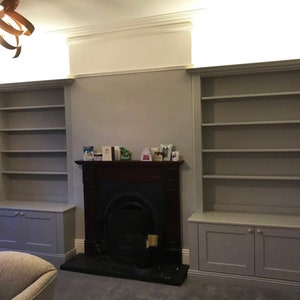 Bespoke Affordable MDF , MDF Alcove Fitted Furniture, Shelving, Bookcases and Storages Solutions