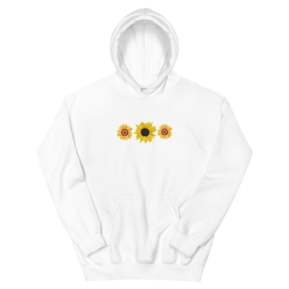 Unisex Sunflower Hoodie 11 Colors Available Hoodies for Etsy