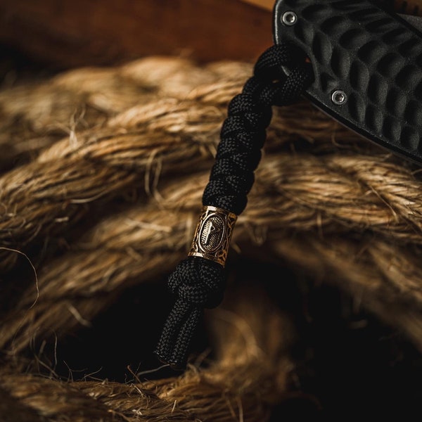 Viking Ruins, Norse Mythology, Everyday Carry, Knife Accessories, Paracord Lanyard, Tactical Gear, EDC Gear, Gift for Him