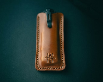 Bugout Knife slip, Leather knife slip, EDC Leather slip