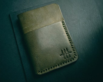 The Maverick - Card Wallet - Olive