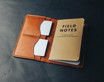 The Traveller - Premium Leather Field Notes and Passport Cover - Designed for Style, Functionality, and Durability on the Go