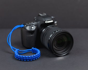 Paracord Camera Strap | Wrist Strap | Royal Blue