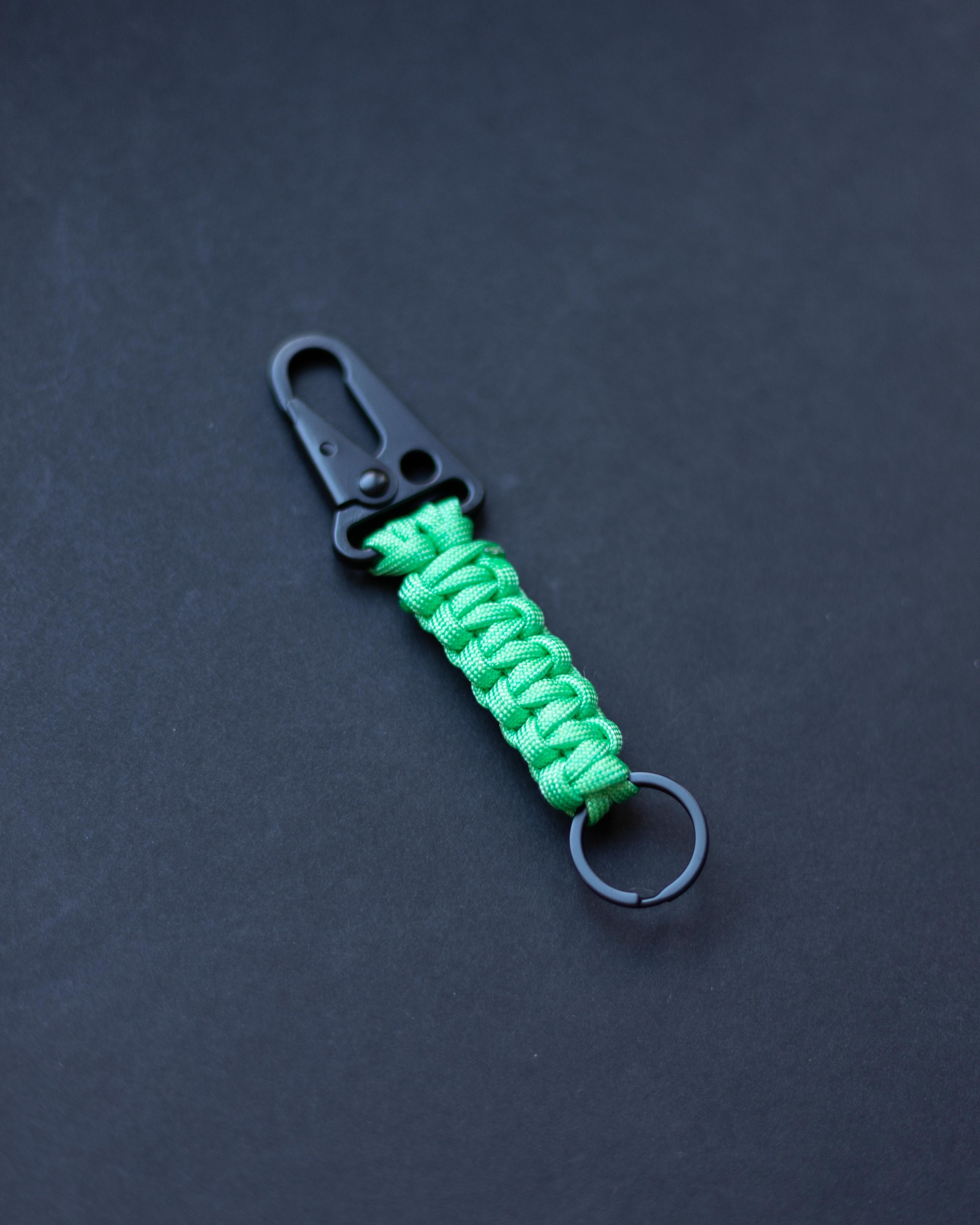Climbing Rope Keychain Handmade Paracord Keychain Carabiner Etsy