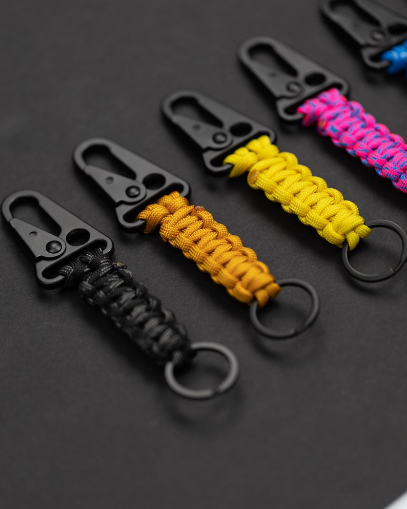 Best EDC Gear List on Etsy Military Paracord Keychain Gift Etsy