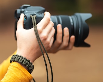 Camera Wrist Strap, Paracord Camera Strap, Photography Gift