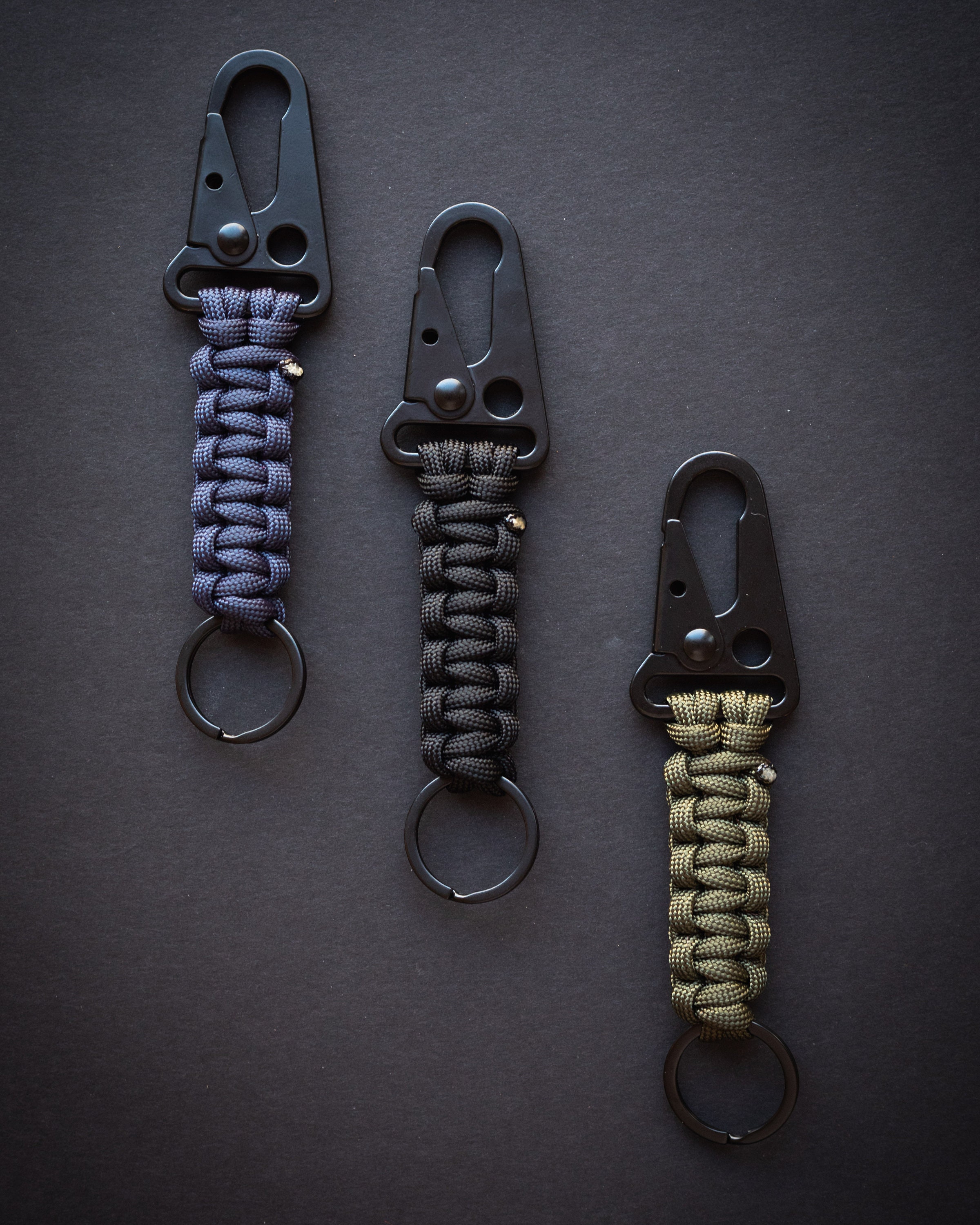 Climbing Rope Keychain Handmade Paracord Keychain Carabiner Etsy