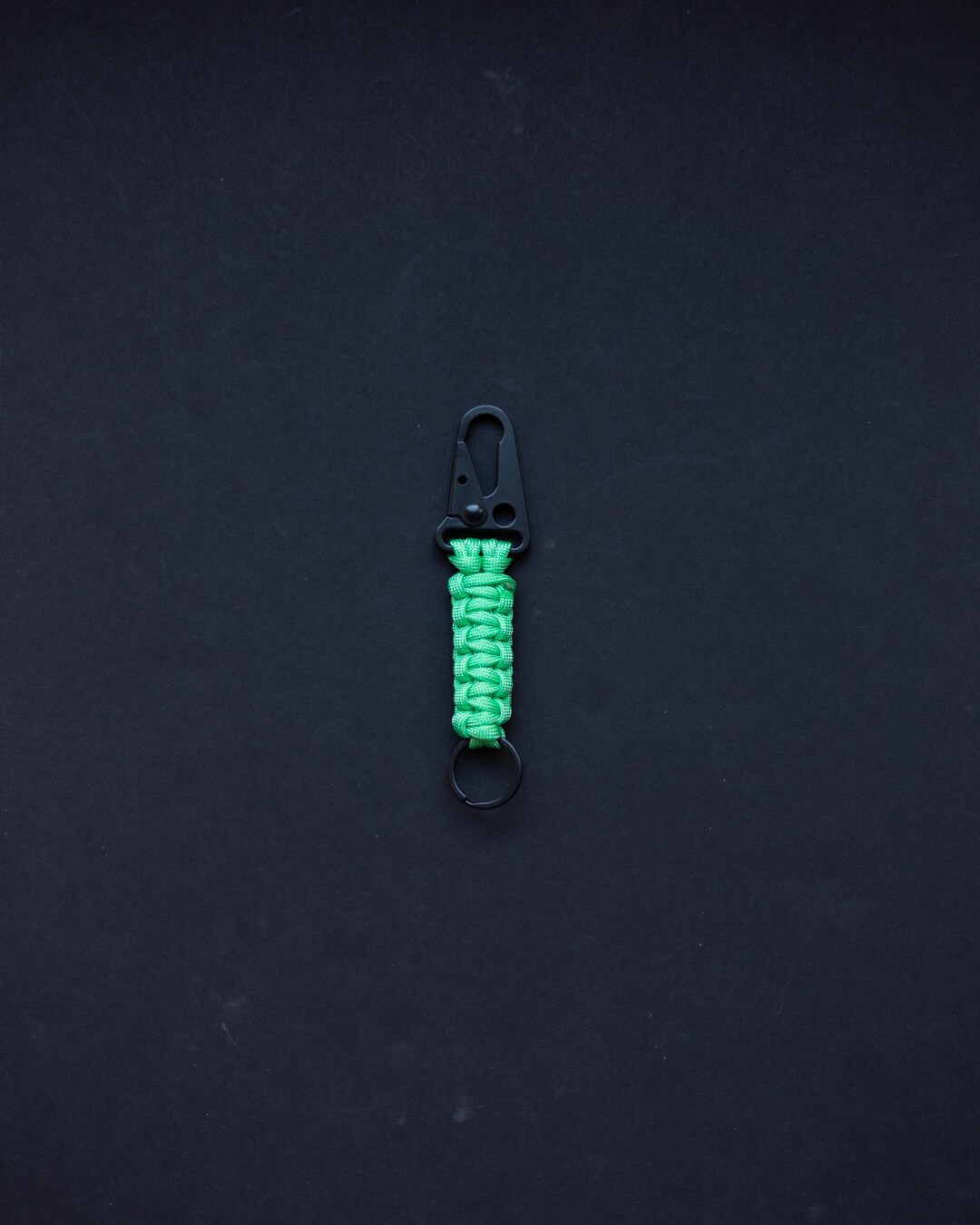 Climbing Rope Keychain, Handmade Paracord Keychain, Carabiner Keychain