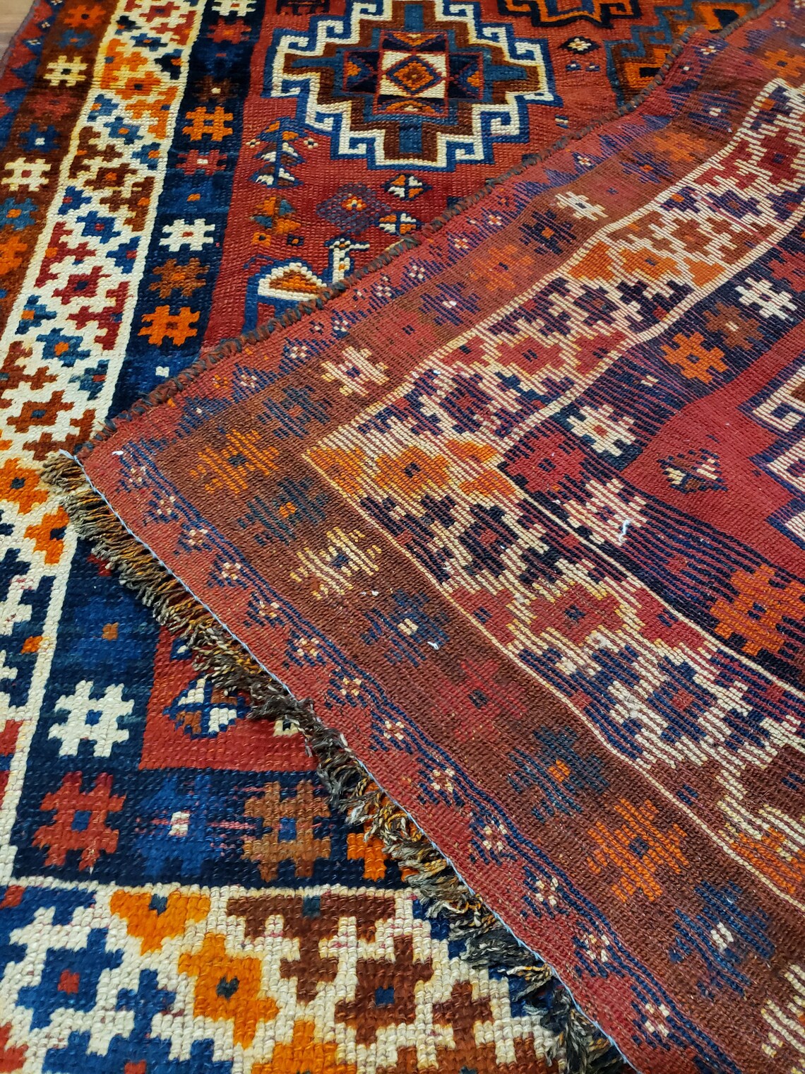 Antique Luri Tribal Rug From Late 1800s - Etsy