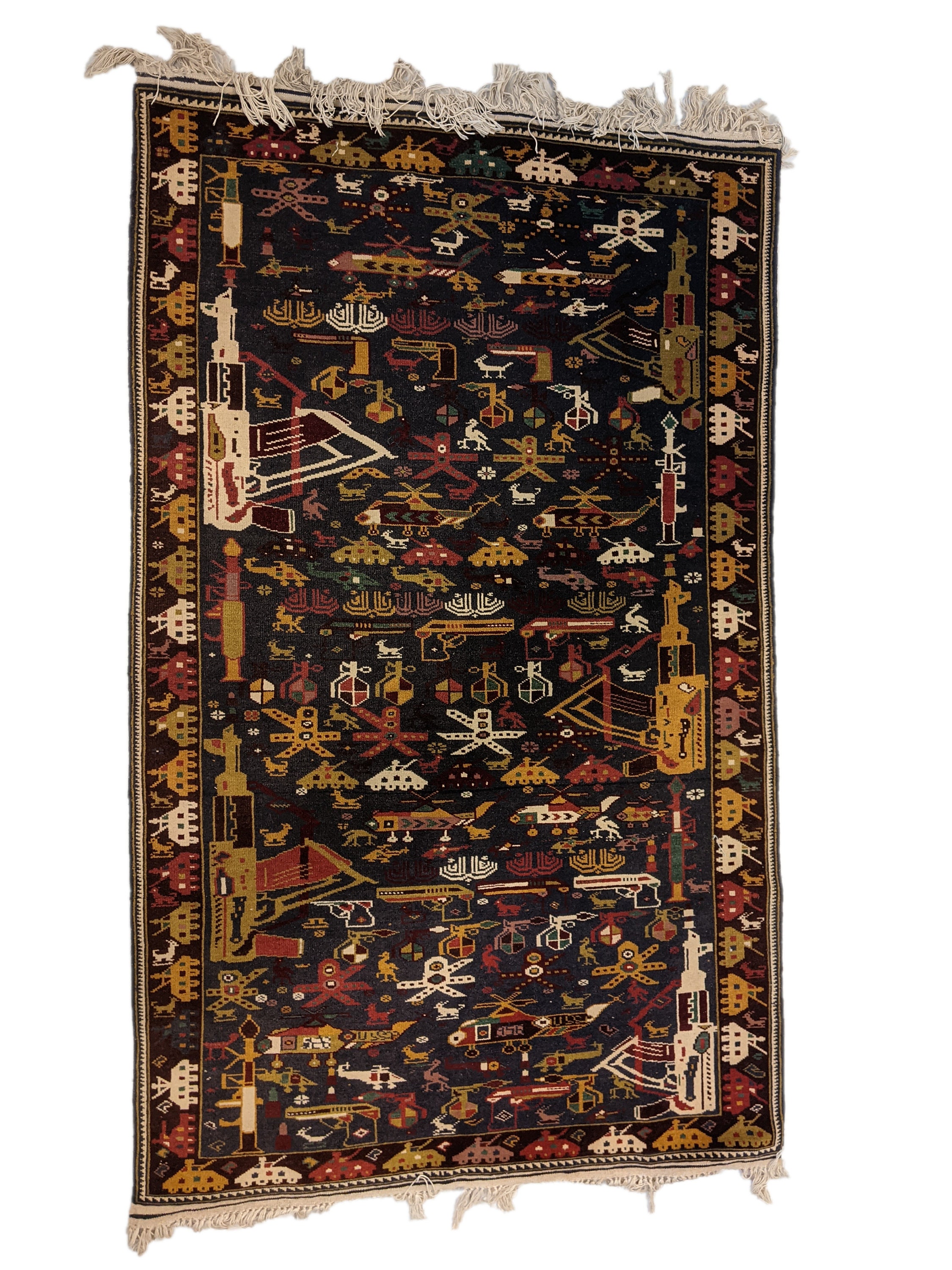 Afghan War Rug - Etsy 通販超高品質 Mid Rug Wool Afghanistan 1980's ラグ
