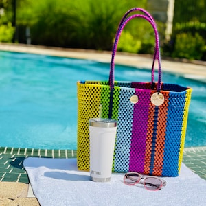 Colorful Mexican Handwoven ToteBag