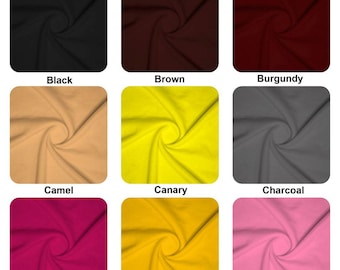 Anti-Pill Fleece Solid (2 Side Brushed)-Fabrics By Yards (36"X60") Blankets, Hoodies, Pillow and Apparel.
