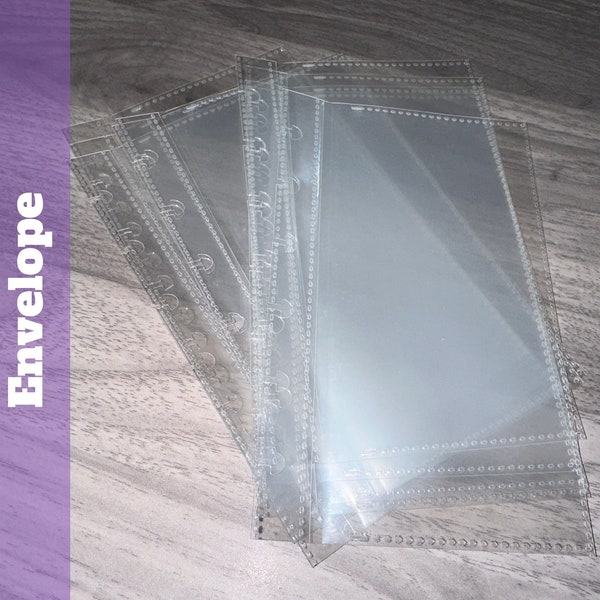 Disc Bound Clear Cash Envelopes  Envelopes, Savings Envelopes,  Cash Envelope System,  Budget Envelopes