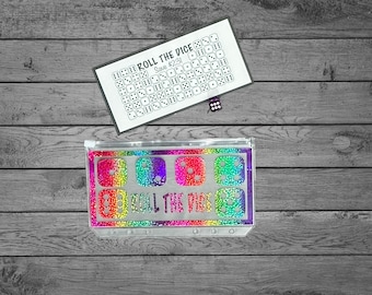 Rainbow Roll the Dice Savings Challenge