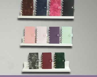 Vegan Leather Disc Bound Cash Budget Wallet with 10 Money Sleeves