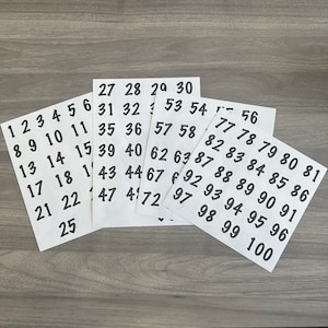 Large 100 Envelope Challenge Stickers ONLY || Budgeting || Money Challenges || Savings Challenge