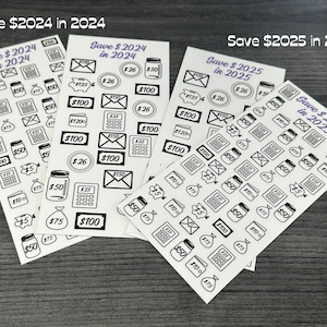 Save 2024 in 2024 Tracker ONLY || Save 2025 in 2025 Tracker ONLY || Budgeting || Money Challenges  || Savings Tracker || Savings Challenge
