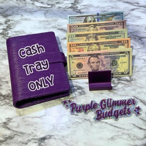 3D Printed Cash Organizer Tray for Cash Stuffing | 6 Slots