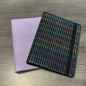 A5 Vegan Leather Budget Binder: Metallic Embossed 6-Ring Planner